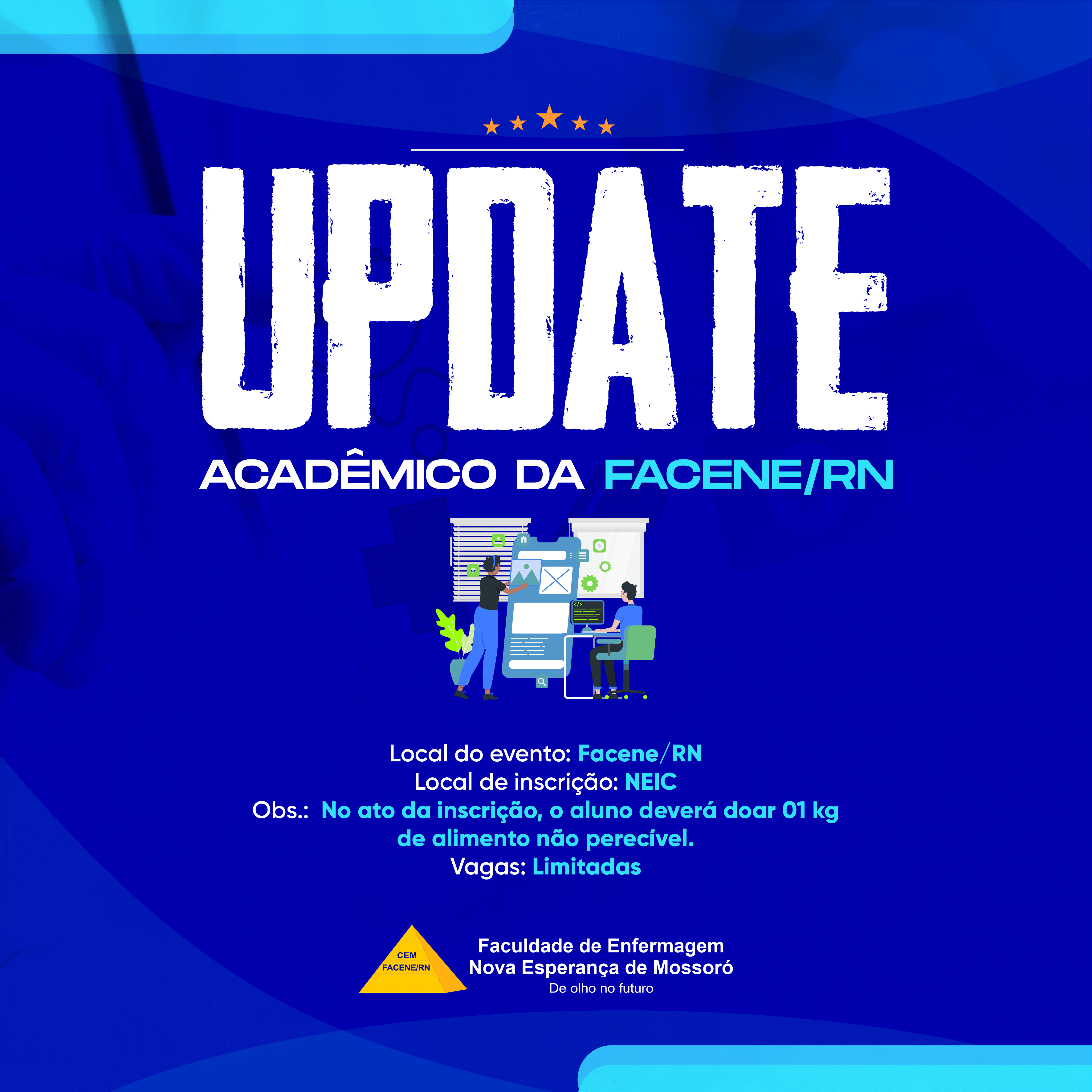 Estão abertas as inscrições para o Update Acadêmico!