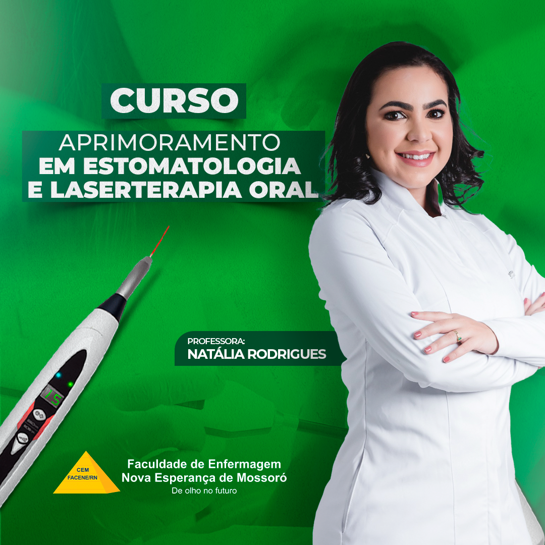 As inscrições para o curso de Aprimoramento em Estomatologia e Laserterapia Oral já estão abertas! Esse é o momento ideal para aprofundar seus conhecimentos em uma área essencial e pouco explorada da Odontologia.