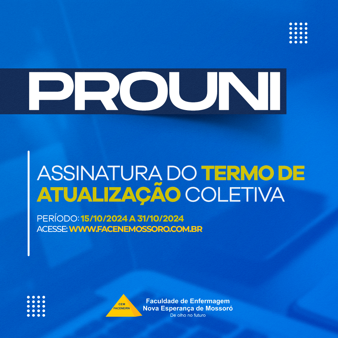 TERMO DE ATUALIZAÇÃO COLETIVA PROUNI 