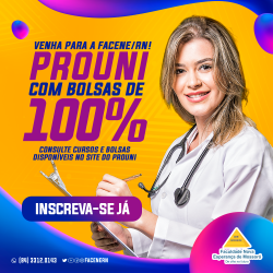 FACENE/RN COM BOLSA INTEGRAL DE 100% PELO PROUNI