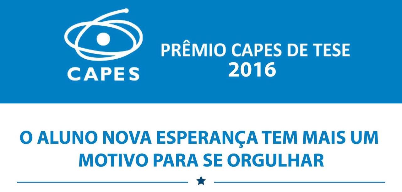 Entrega do Prêmio Capes de Tese 2016